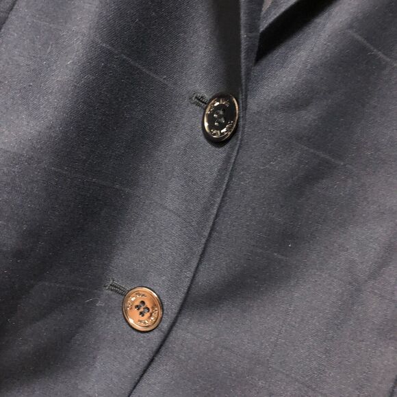 calvin klein jacket 8 womens blazer navy blue p classic work professional tt - Picture 9 of 13